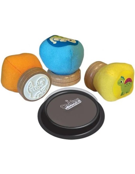 Tampons Bébé Mes Dou-Dou Dinosaures Créalign' - Dès 18 Mois - Créa Lign’