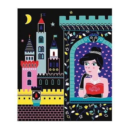 Cartes à gratter "Scratch Art Jolies Princesses"