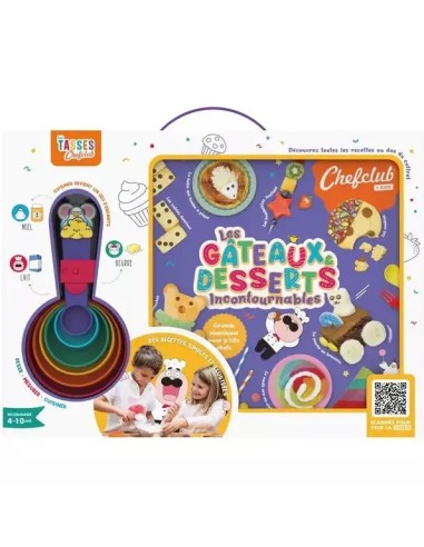 Coffret Desserts Incontournables - Kit Tasses 4 ans+ - Chefclub Kids