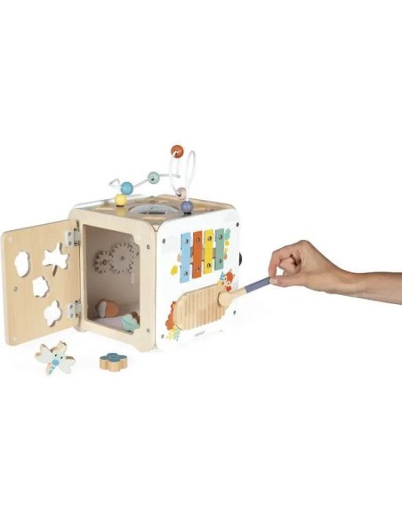 Maxi Cube Multi-Activités Pure : Cubes & Pyrami - Janod