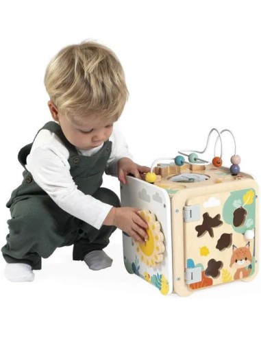 Maxi Cube Multi-Activités Pure : Cubes & Pyrami - Janod