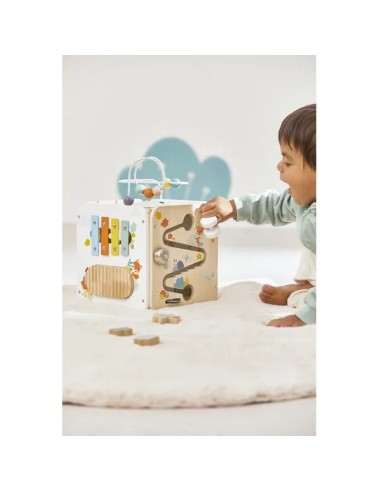 Maxi Cube Multi-Activités Pure : Cubes & Pyrami - Janod