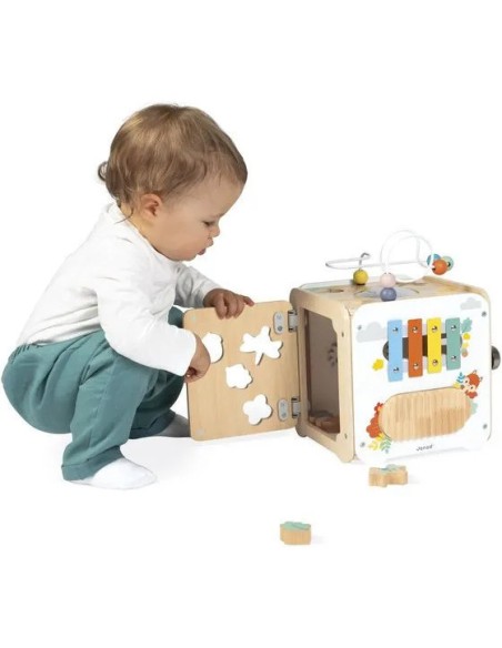 Maxi Cube Multi-Activités Pure : Cubes & Pyrami - Janod