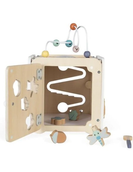 Maxi Cube Multi-Activités Pure : Cubes & Pyrami - Janod