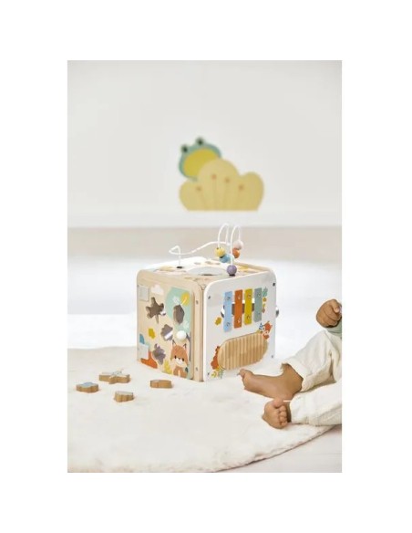 Maxi Cube Multi-Activités Pure : Cubes & Pyrami - Janod