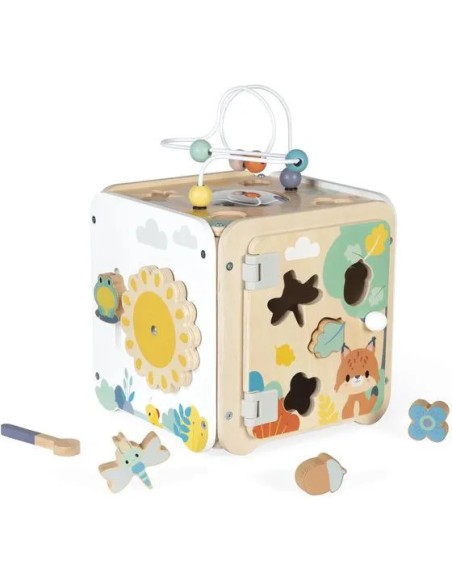Maxi Cube Multi-Activités Pure : Cubes & Pyrami - Janod