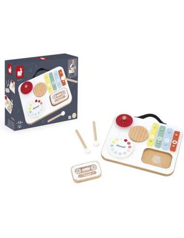 Table Musicale Baby Confetti - bois - : Jouets musicaux - Janod