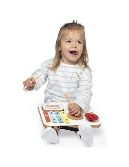 Table Musicale Baby Confetti - bois - : Jouets musicaux - Janod