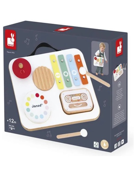 Table Musicale Baby Confetti - bois - : Jouets musicaux - Janod