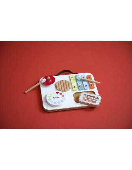 Table Musicale Baby Confetti - bois - : Jouets musicaux - Janod