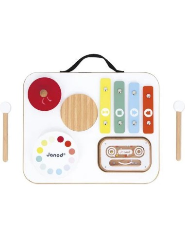 Table Musicale Baby Confetti - bois - : Jouets musicaux - Janod