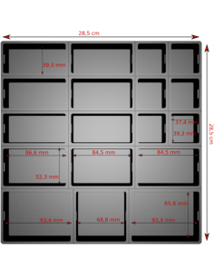 Le plateau modulaire de rangement 2