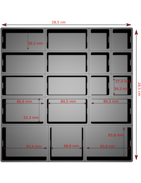 Le plateau modulaire de rangement