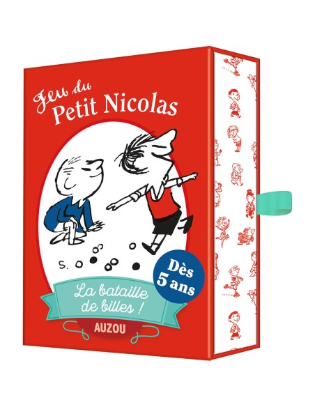 Jeux de cartes - Jeu du petit nicolas - La bataille de billes - Auzou