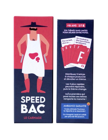 Speedbac Rouge - Un jeu Éditions Napoléon - sur la - Pixiegames