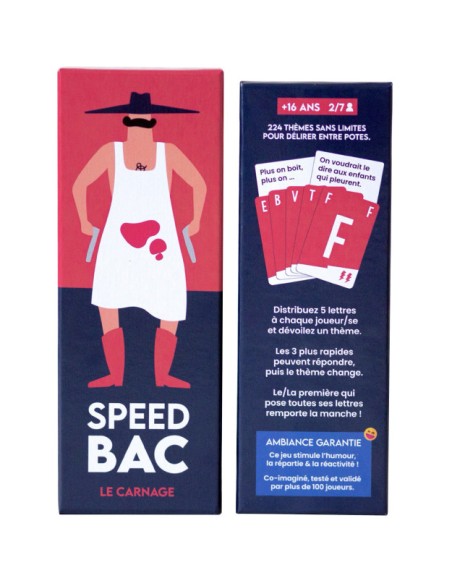 Speedbac Rouge - Un jeu Éditions Napoléon - sur la - Pixiegames