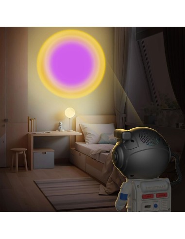 Mini Stellar – Projecteur Galactique Compact avec Sons Blancs Intégrés