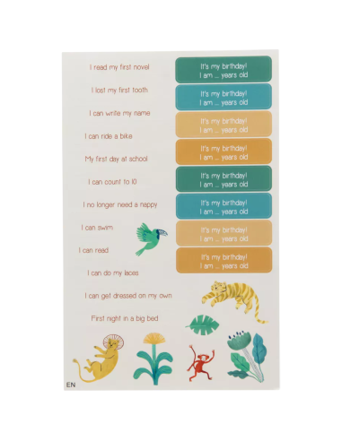 Toise carnet La forêt Mawa - Cadeau de naissance - Moulin Roty