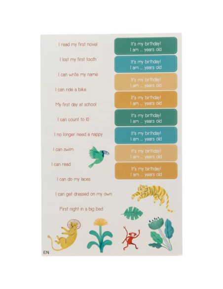 Toise carnet La forêt Mawa - Cadeau de naissance - Moulin Roty