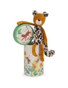 Peluche poupée léopard Taïgo La forêt Mawa - Moulin Roty