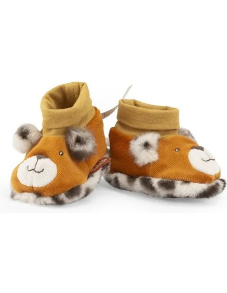 Chaussons léopard Taïgo La forêt Mawa - Moulin Roty