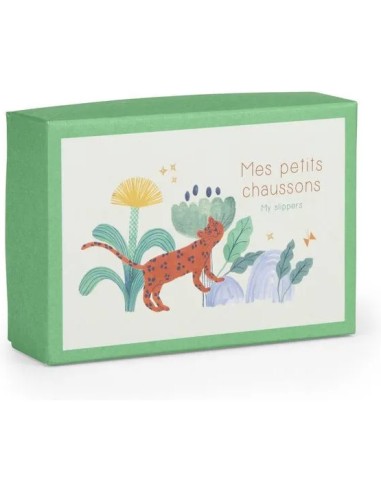 Chaussons léopard Taïgo La forêt Mawa - Moulin Roty
