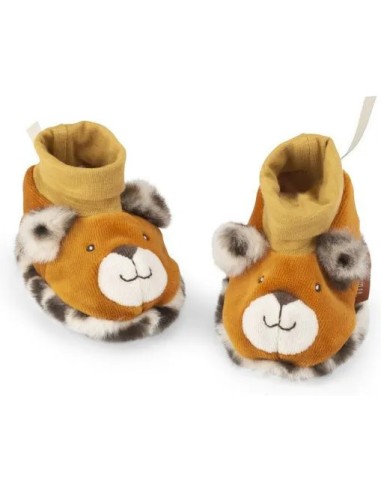 Chaussons léopard Taïgo La forêt Mawa - Moulin Roty