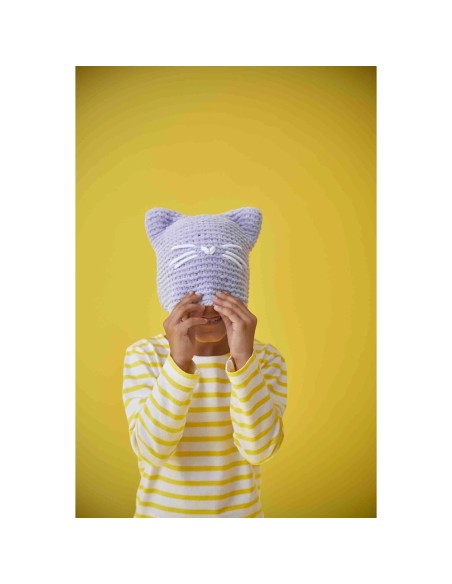 Kit Créatif - Bonnet Petit Chat À Tricoter : Collection "Les Ateliers Déco" - Janod