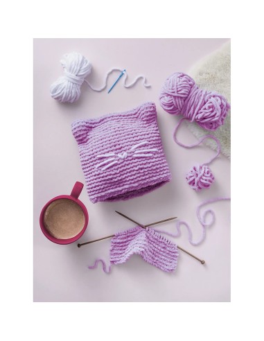 Kit Créatif - Bonnet Petit Chat À Tricoter : Collection "Les Ateliers Déco" - Janod