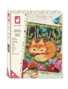 Kit Créatif - Canevas Petit Renard : Collection "Les Ateliers Déco" - Janod