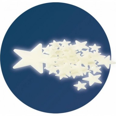 Étoiles plafond - Décoration phosphorescente - Little Big Room - Djeco