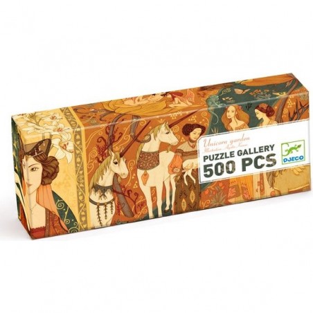 Puzzle Tapisserie - Jardin des Licornes - 500 pièces - Djeco