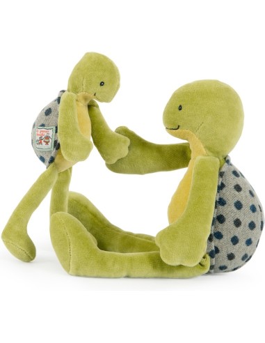 Peluche Camille la tortue 20 cm - La Grande Famille - Moulin Roty
