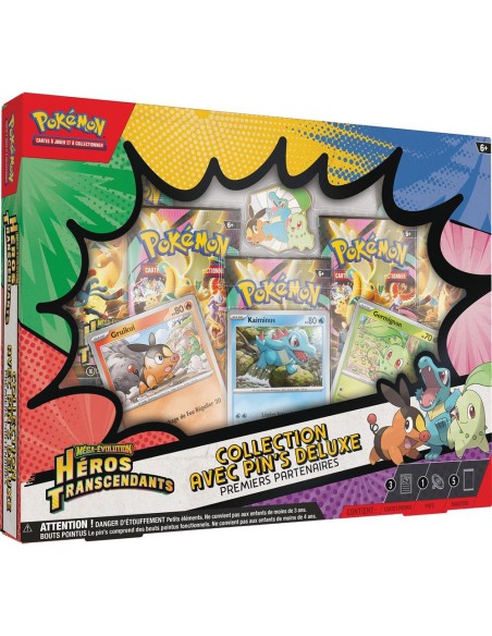 Pokémon Q126 : Deluxe pin box - 5 boosters + pins