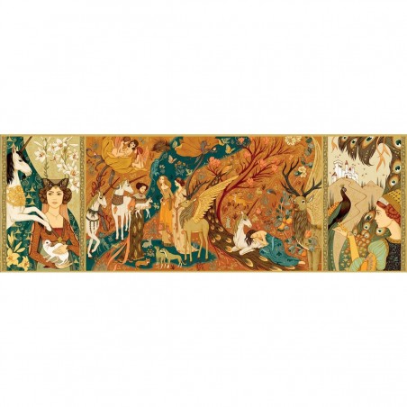 Puzzle Tapisserie - Jardin des Licornes - 500 pièces - Djeco