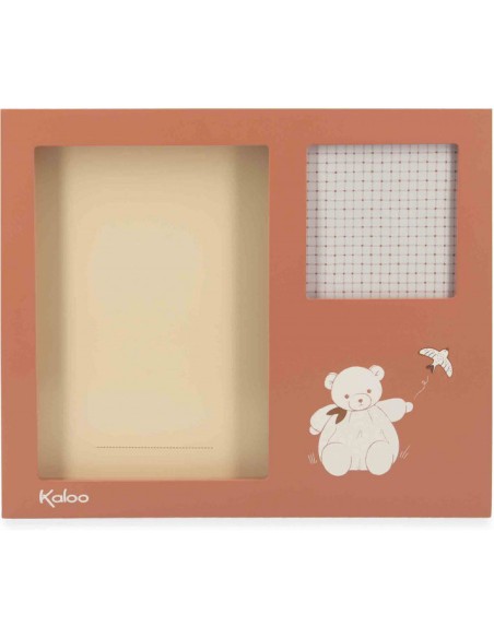 Cadre pour les empreintes de bébé, couleur terracotta - Kaloo