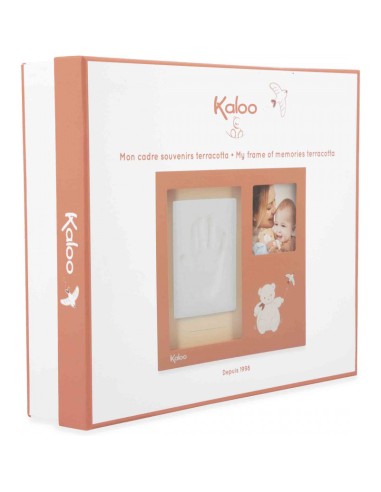 Cadre pour les empreintes de bébé, couleur terracotta - Kaloo