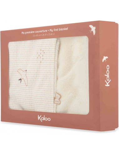 Couverture pour bébé en micro-velours recyclé - Dès la naissance - Kaloo