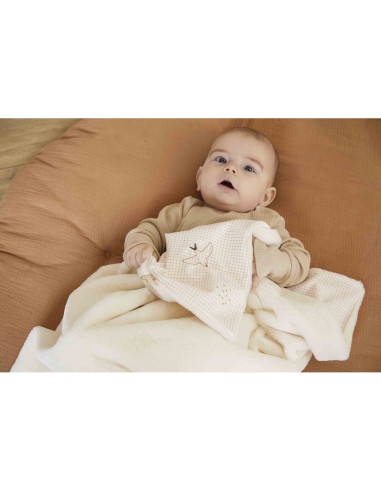 Couverture pour bébé en micro-velours recyclé - Dès la naissance - Kaloo