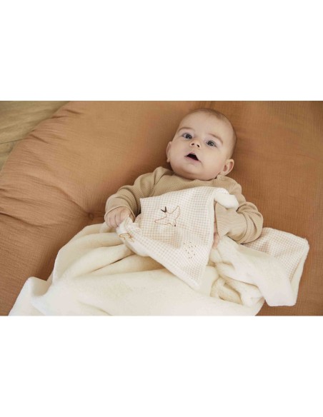 Couverture pour bébé en micro-velours recyclé - Dès la naissance - Kaloo