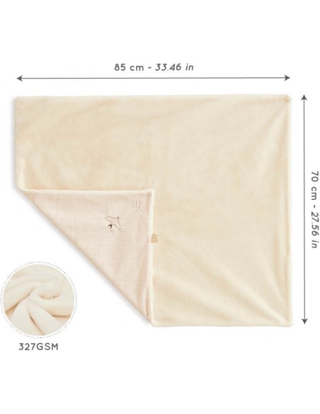Couverture pour bébé en micro-velours recyclé - Dès la naissance - Kaloo