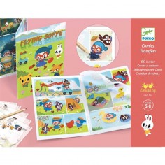 Décalcomanies BD à créer Flying Sofye - Djeco 2