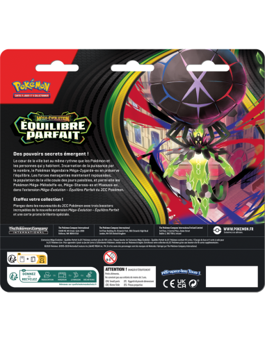 Pokémon ME03 : pack 3 boosters Equilibre parfait