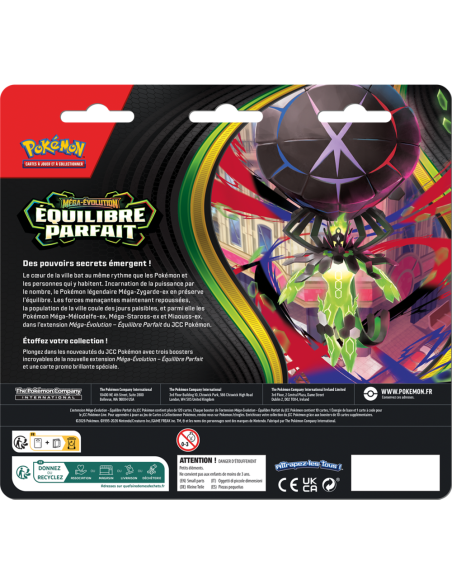 Pokémon ME03 : pack 3 boosters Equilibre parfait