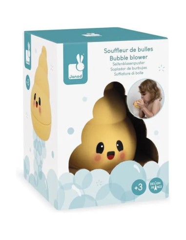 Souffleur de bulles Bullix pour le bain : Gicleurs & éponges de bain - Janod