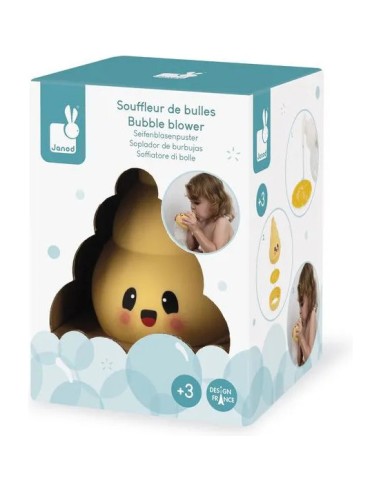Souffleur de bulles Bullix pour le bain : Gicleurs & éponges de bain - Janod