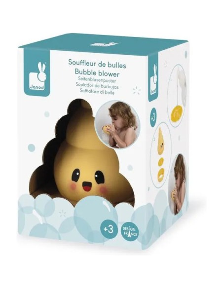 Souffleur de bulles Bullix pour le bain : Gicleurs & éponges de bain - Janod