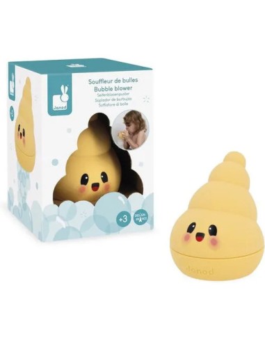 Souffleur de bulles Bullix pour le bain : Gicleurs & éponges de bain - Janod