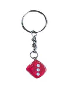 Porte-clés Dés rouge