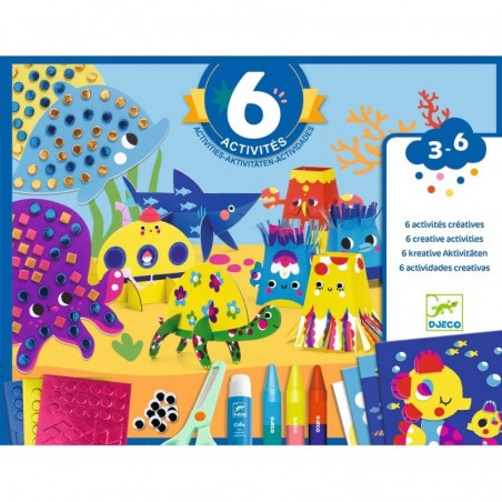 Coffret multi activités - La mer et ses plaisirs - Djeco